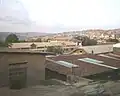 Les banlieues de Matadi sur le versant sud des gorges du Congo