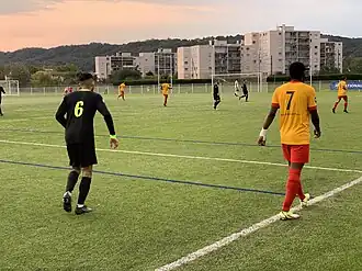 Match entre Ain Sud et Lyon - La Duchère, 4e journée de championnat, septembre 2021.