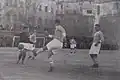 Match sur la place d'armes en 1929