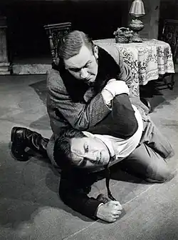 En 1959 avec Andrej Brinar dans une pièce de Matej Bor&nbsp;(en) au Ljubljanska Drama.