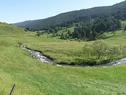 L'Aude à Matemale.