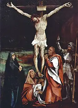 Crucifixion de Bâle, entre 1505 et 1515, 73 × 52,5 cm, Bâle, Kunstmuseum