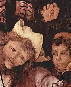 Vue détaillée des moqueurs.