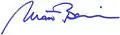 Signature de Matt Bevin