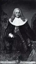Portrait de Mattheus Rodde (1681–1761), maire Lübeck. Par Stefano Torelli, 1761.