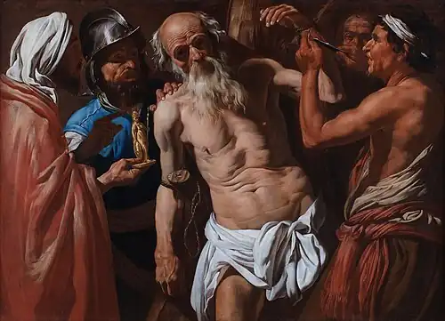 Le martyre de Saint Barthélémy.