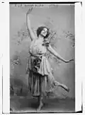Photo de Maud Allan, datée entre 1915 et 1920.