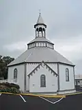 La façade arrière de l'église