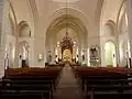 Église Saint-Pierre : vue intérieure d'ensemble.