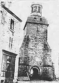 L'ancienne église de Maure en cours de démolition (1895).