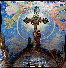 Une mosaïque du mausolée.