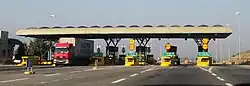 Péage sur la A1.