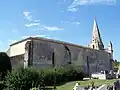 Le chevet de l'église (août&nbsp;2010)