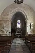 Nef de l'église Saint-Romain.