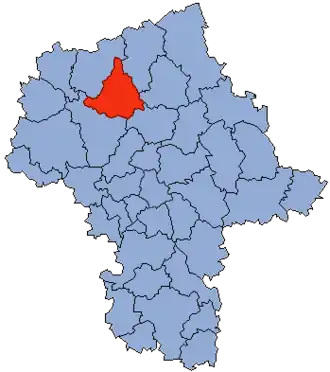 Localisation de Powiat Ciechanów