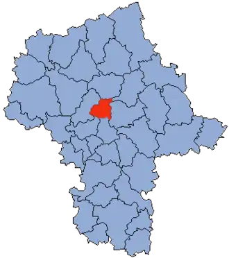 Localisation de Powiat de Legionowo