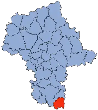 Localisation de Powiat de Lipsko