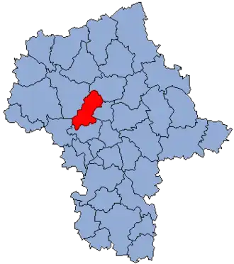 Localisation de Powiat de Nowy Dwór Mazowiecki