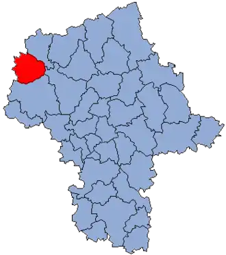 Localisation de Powiat de Sierpc