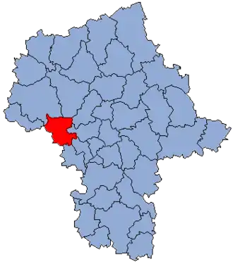 Localisation de Powiat de Sochaczew