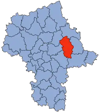 Localisation de Powiat Węgrów