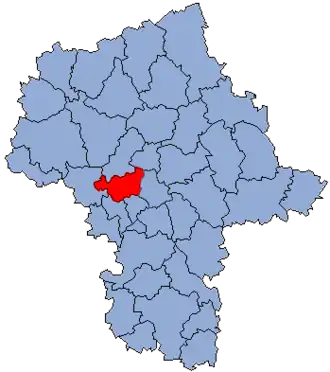 Localisation de Powiat de Varsovie-ouest