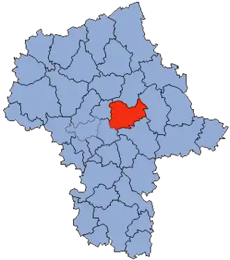 Localisation de Powiat Wołomin