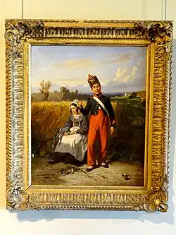 Les Amoureux dans les blés, 1842, Meaux, musée Bossuet.