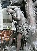 Détail de la chaire (Ève)