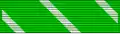 Ruban: La Médaille d’honneur communale. Argent. France.