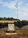 Portrait en médaillon d'Antoine de Tounens à Chourgnac (au lieu-dit La Chèze), son lieu de naissance