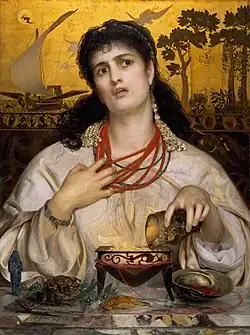 Médée (entre 1866 et 1868), huile sur bois, Birmingham Museum and Art Gallery.