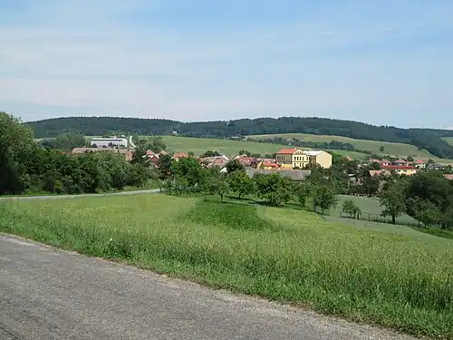 Medlovice : vue générale.