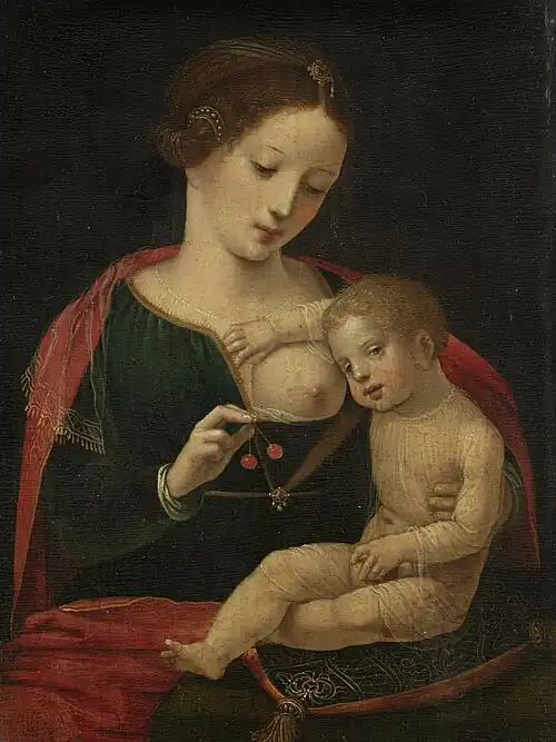 10 : Vierge à l'Enfant Jésus, Rijksmuseum, Amsterdam, inv. SK-A-3130.