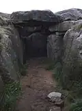 Exutoire de la tombe