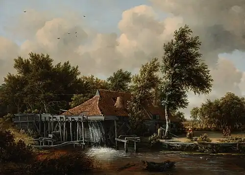 Le Moulin à eau (v. 1664), Rijksmuseum, Amsterdam