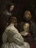Femme devant un miroir, 1652, Rijksmuseum.