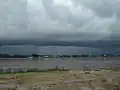 Le fleuve au même endroit en juillet 2009.