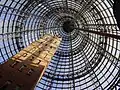 Tour à plomb du Central-shot-tower à Melbourne, recouvert d'un dôme conique vitré.