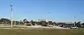 Vue de face de l'aéroport