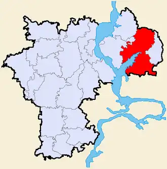 Localisation de Raïon de Melekess