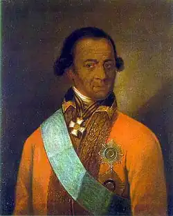 Portrait présumé de l'ancêtre abyssin (selon Pouchkine) du poète