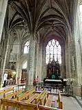 1er&nbsp;vaisseau, 4e&nbsp;travée, vue vers l'est.