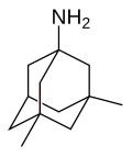 Formule topologique de la molécule de mémantine