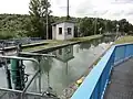 Canal de la Marne au Rhin, écluse 17, Menaucourt.