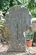 Stèle discoïdale du cimetière de Lekorne