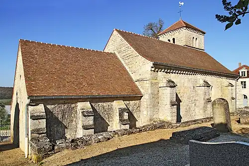 Abside de l'église Saint-Vinard.