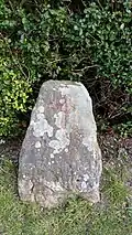 Menhir de l'église.