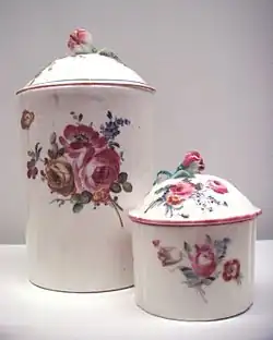 Porcelaine tendrevers 1750