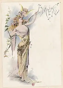 Menu (sans date).